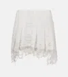 Loewe Paula's Ibiza Cotton-blend Miniskirt In White