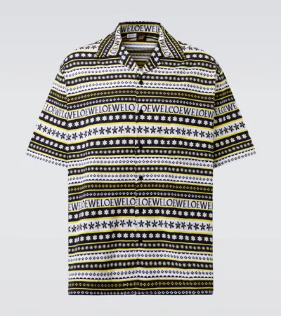 LOEWE PAULA'S IBIZA COTTON BOWLING SHIRT