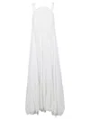 Loewe Paula's Ibiza Cotton Long Dress In White