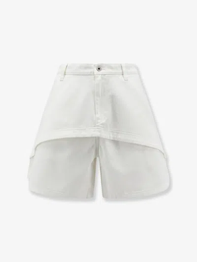 Loewe Paula's Ibiza Cotton Shorts In White