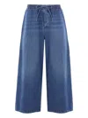 Loewe Cropped Denim Jeans In Blue