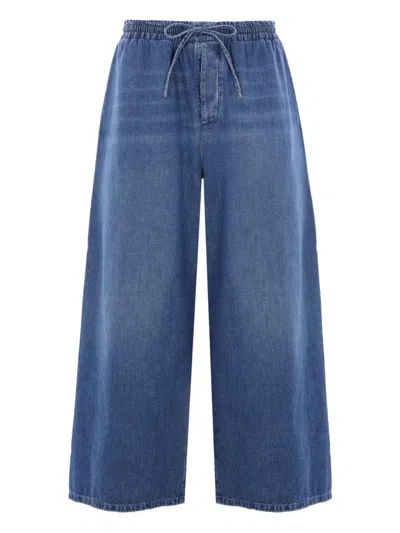 LOEWE LOEWE PAULA'S IBIZA CROPPED DENIM JEANS