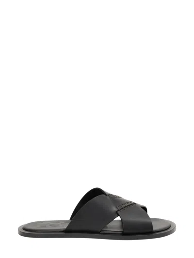 Loewe Paula's Ibiza Cutout Sandal In Black