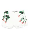 Loewe Foral-print Shorts In White