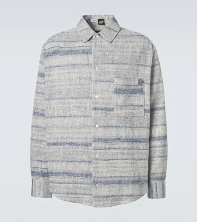 Loewe Shirt In Denim In Gray