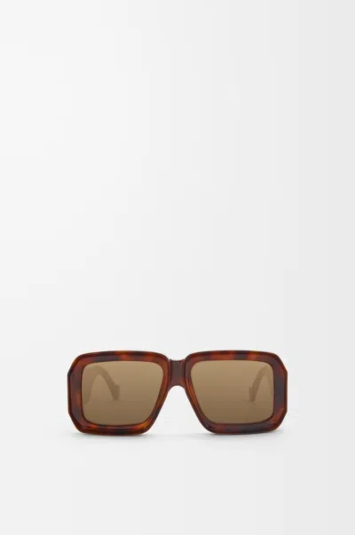 Loewe Paula's Ibiza Dive In Mask Sunglasses For Woman In Brown