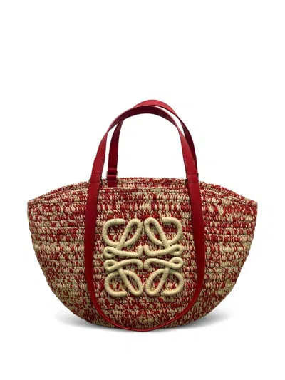 Loewe Eclipse Tote Bag In Red
