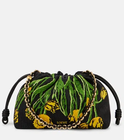 Loewe Paula's Ibiza Flamenco Medium Clutch In Multicoloured