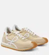 Loewe Womens Cream Comb Flow Runner Monogram Woven Low-top Trainers In Beige