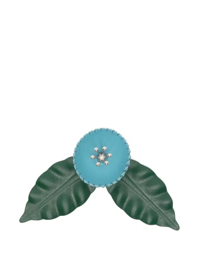 Loewe Layered Flower Bag Accessories In Green