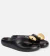 Loewe Paula's Ibiza Foam Pebble Pvc Slides In Black