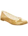 Loewe Paula's Ibiza Glittered Ballet Flat In Gold