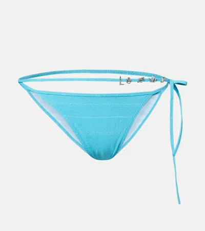 LOEWE PAULA'S IBIZA JACQUARD BIKINI BOTTOMS