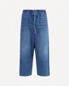 Loewe Cropped Denim Jeans In Blue