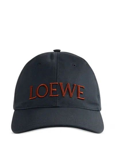 Loewe Paula's Ibiza Logo Baseball Cap In Metallic