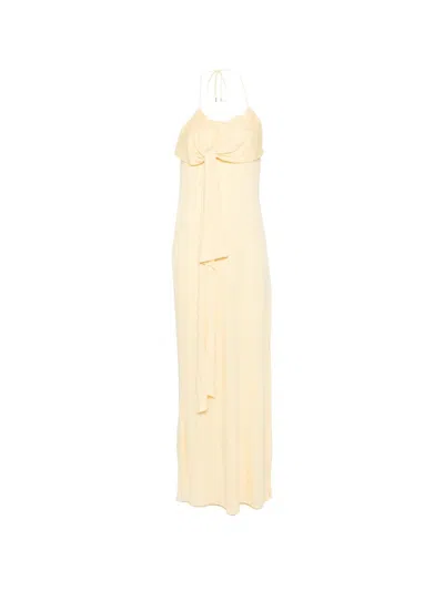 Loewe Paula's Ibiza Long Dress In Animal Print