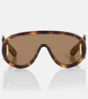 Loewe Lw40108i Anagram 52g Havana Sunglasses In Brown