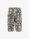 Loewe Anagram-pattern Drawstring Shorts In Multi