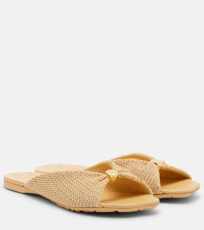 Loewe Paula's Ibiza Pebble Soft Slides In Sand