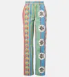 Loewe Abstract Printed Straight-leg Jeans In Multicoloured