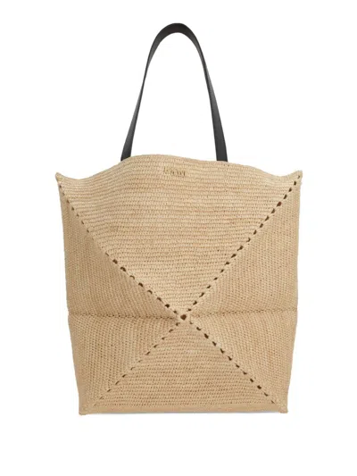 Loewe Paula's Ibiza Puzzle Fold Xl Tote Bag