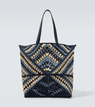 Loewe Paula's Ibiza Puzzle Fold Xl Tote Bag