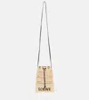 Loewe Paula's Ibiza Etui Mit Riemen Aus Raffiabast