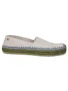 Loewe Paula's Ibiza Rio Suede Espadrilles In Gray