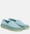 Loewe Rio Suede Espadrilles In Blue
