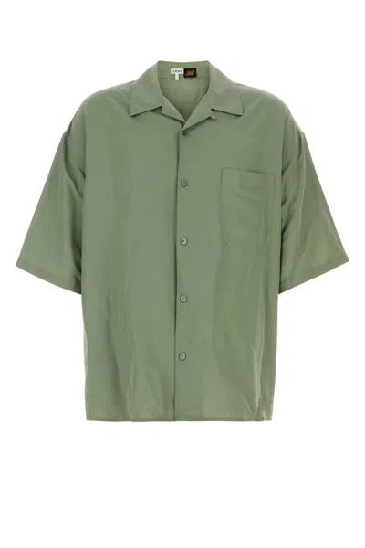 Loewe Green Viscose Blend Paula S Ibiza Shirt