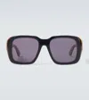 Loewe Square Sunglasses In Black