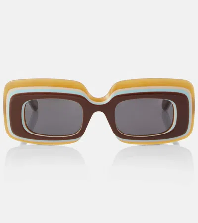 Loewe Paula's Ibiza Square Sunglasses In Brown