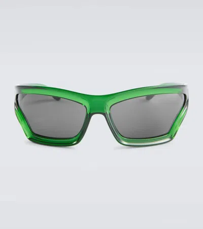 Loewe Paula's Ibiza Square Sunglasses In Green