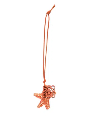 Loewe Paula's Ibiza Star Charm In Orange