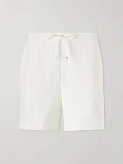 Loewe Paula's Ibiza Straight-leg Lyocell Shorts In White