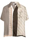 Loewe Striped Short-sleeved Shirt In Multicolour
