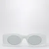 Loewe X Paula Ibiza Oval-shaped Logo Sunglasses In White