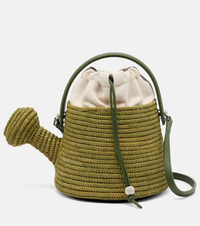Loewe Paula's Ibiza Watering Can Bucket Bag In Green