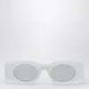 Loewe X Paula Ibiza Oval-shaped Logo Sunglasses In White
