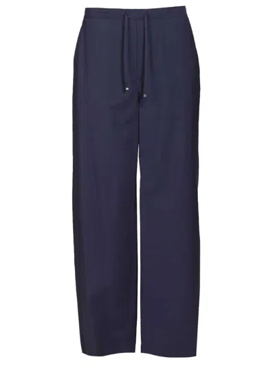 Loewe Paula's Ibiza Wide-leg Drawstring Pants In Blue