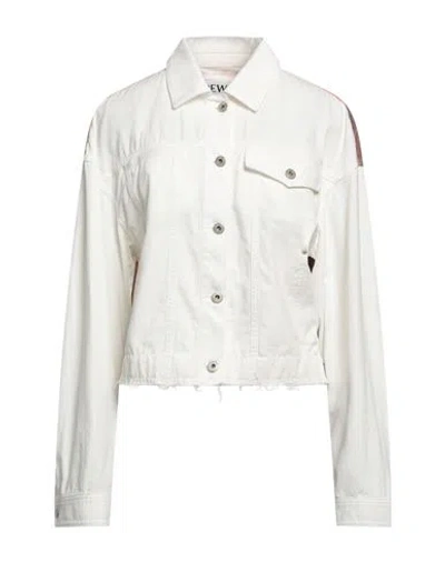 Loewe Paula's Ibiza Woman Jacket Off White Size 8 Cotton