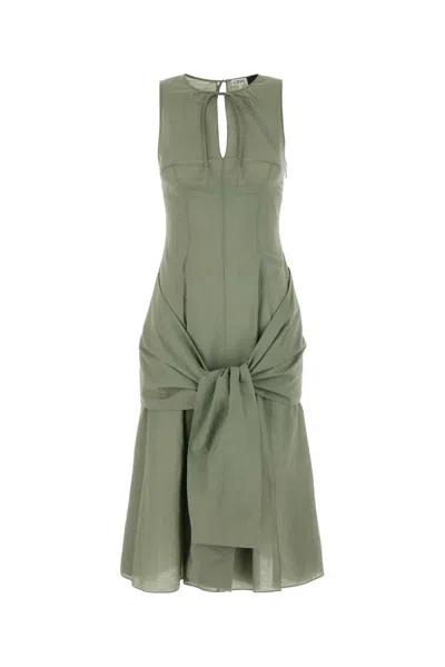 Loewe Sage Green Cotton Blend Paula S Ibiza Dress