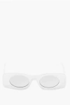 Loewe Chunky Frame Sun Glasses White In White
