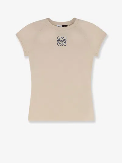 Loewe Paulas Ibiza Cotton T-shirt In Brown
