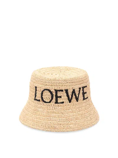Loewe Paula`s Ibiza `` Bucket Hat In Beige