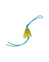 Loewe Pea Pod Leather Charm In Yellow