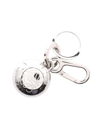 Loewe Pebble Anagram Keyring Bottle Opener (authentic Pre-loved) In Metallic