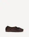 Loewe Pebble Ballerinas In Brown