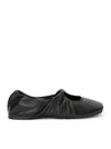 Loewe Pebble Sabot In Soft Lamb Nappa Leather In Black In Black