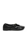 Loewe Women Pebble Ballerina In Nappa Leather In Black